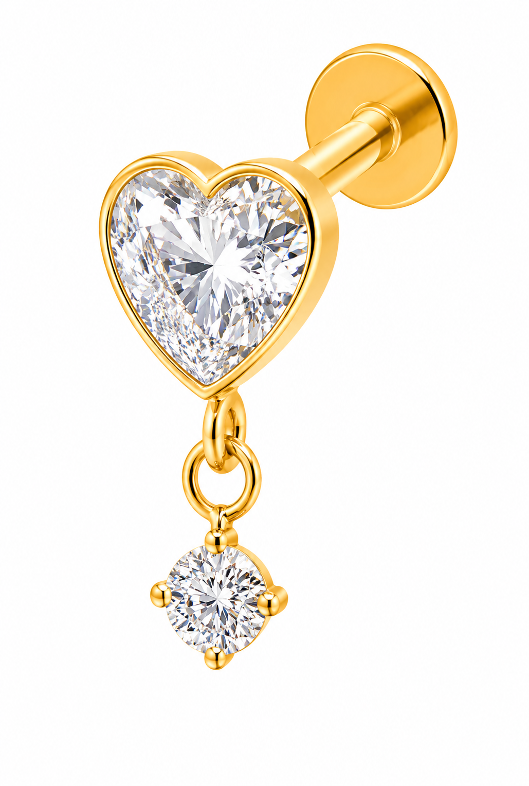 Cupid's Kiss Flatback Stud