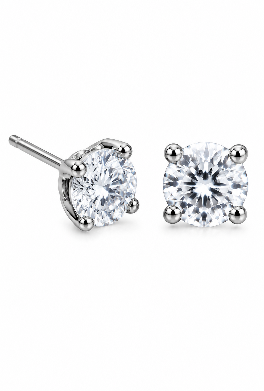 Silver Spark Flatback Stud