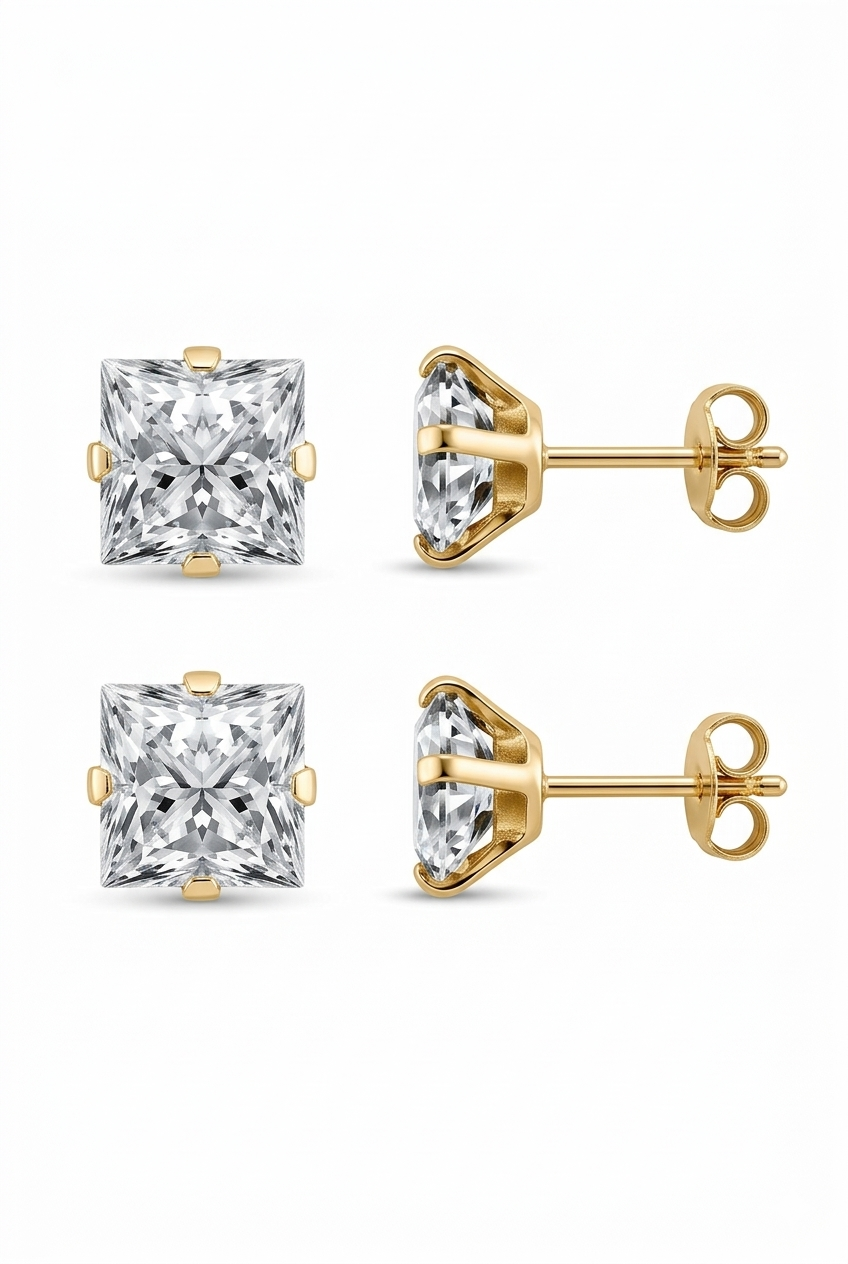 Aurea Square Studs