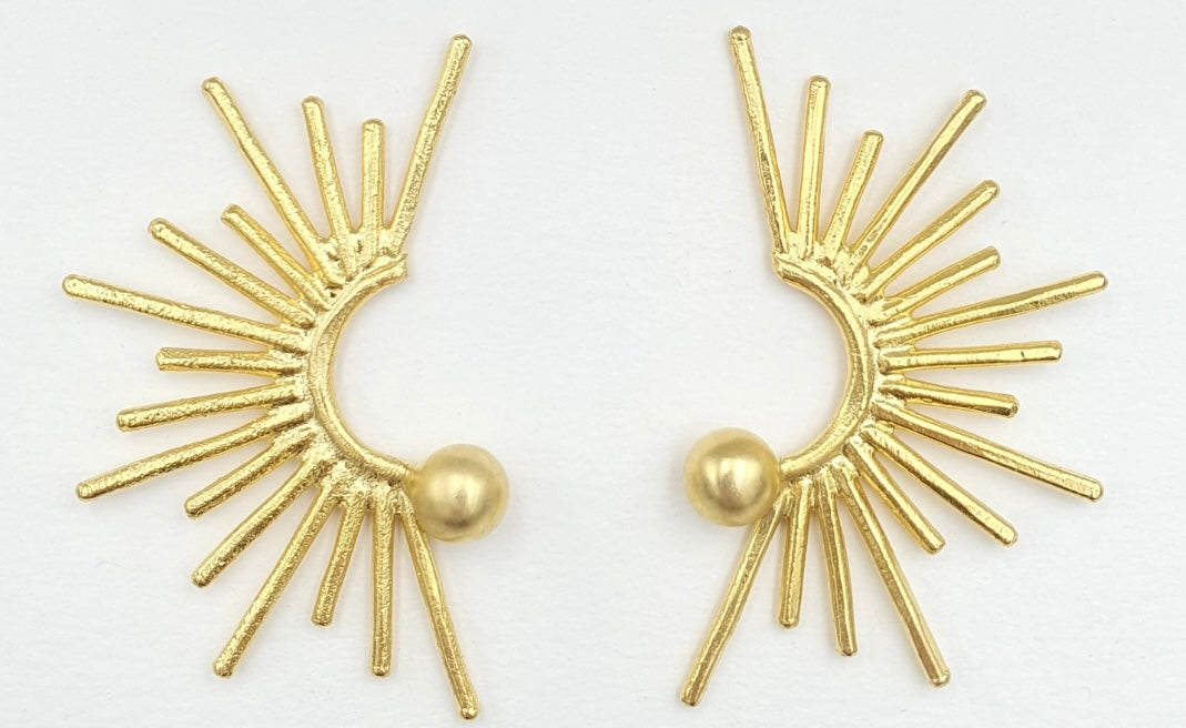 Sunburst Statement Earrings