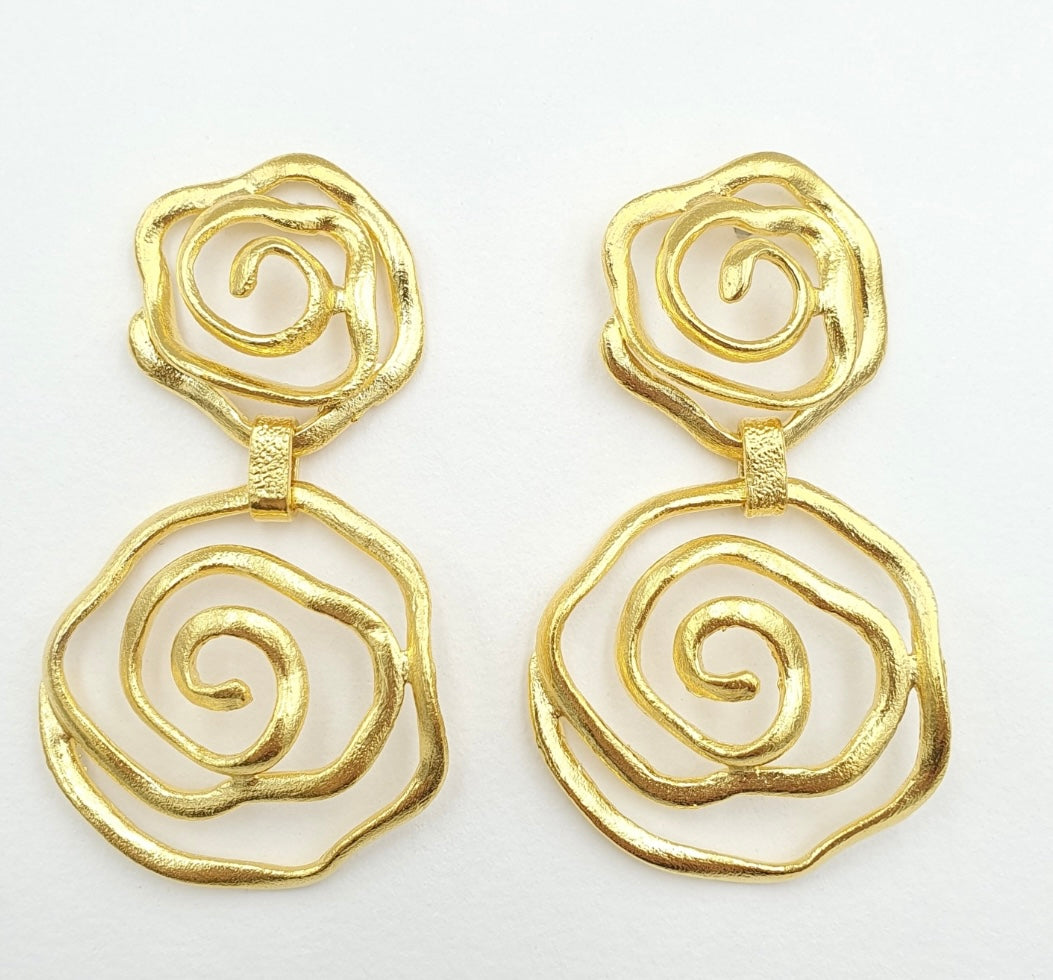 Rose Dangle Earrings
