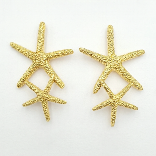 Starfish Statement Earring