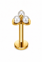 Pearl Bouquet Flatback Stud