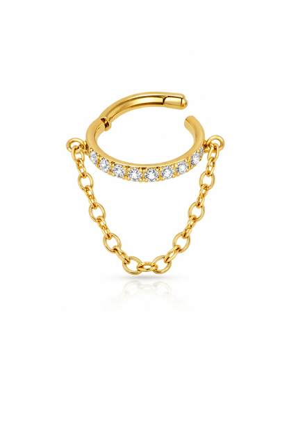 Golden Chain Flatback Stud
