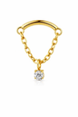 Aureon Chain Flatback Stud