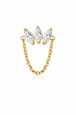 Celestia Marquise Flatback Stud