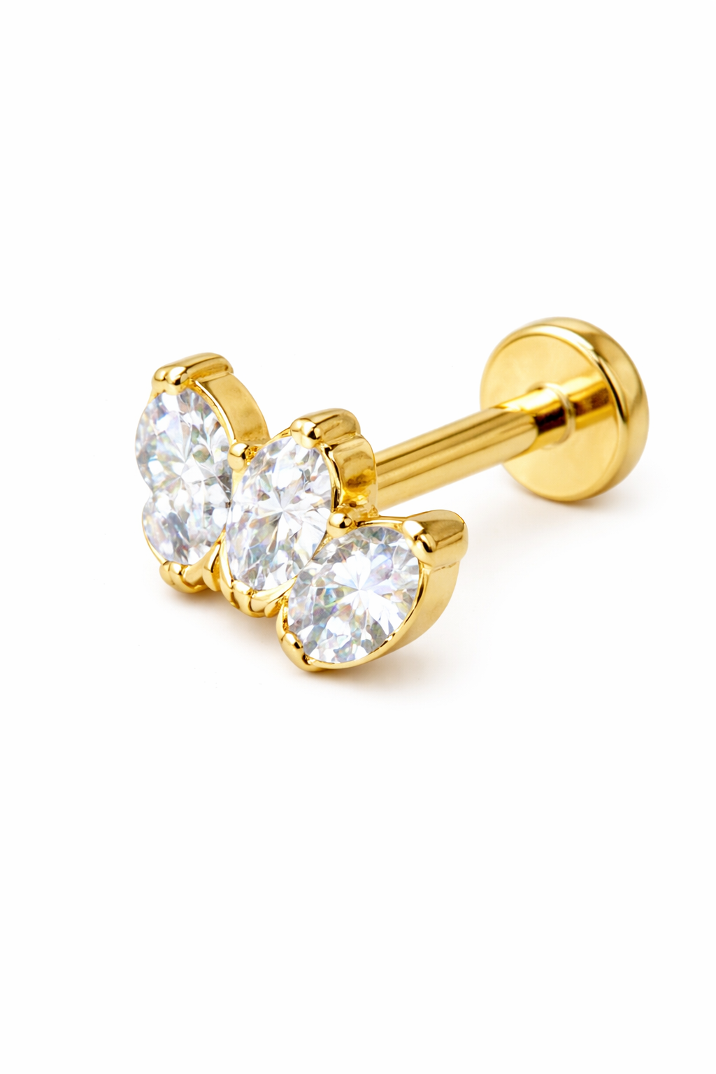 Elyra Arc Flatback Stud