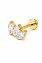 Elyra Arc Flatback Stud