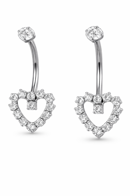 Velune Heart  Belly Piercing