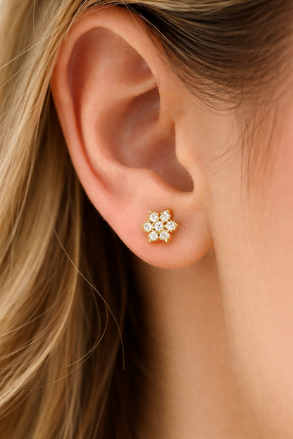 Elyndra Bloom Flatback Stud