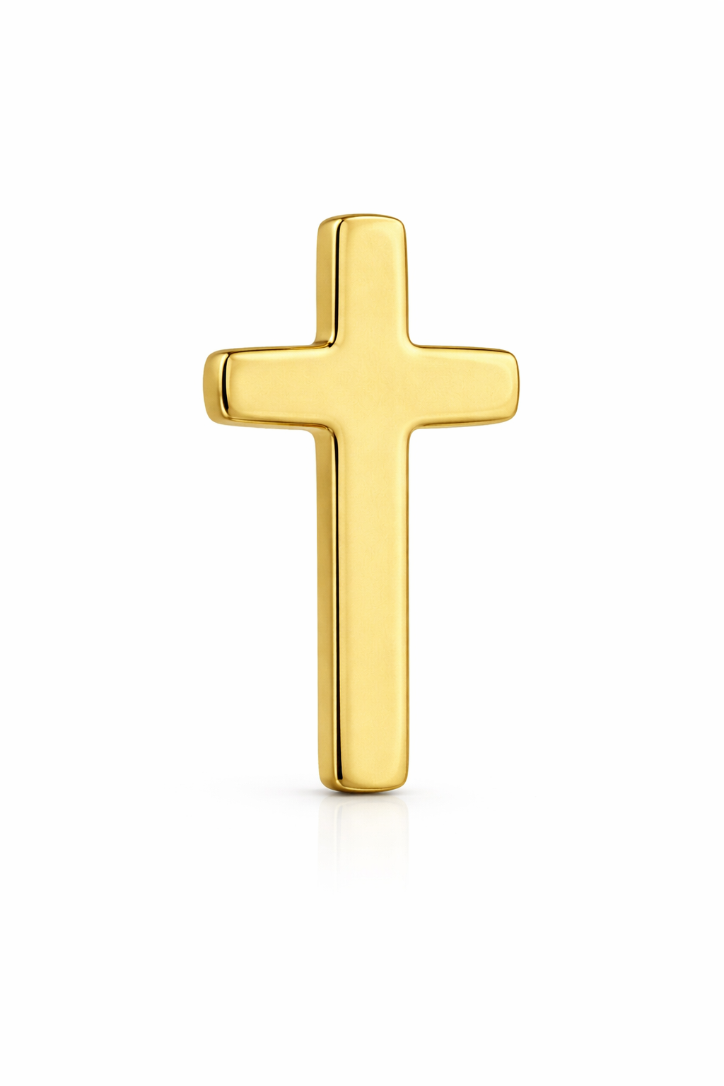 Nyra Cross Flatback Stud