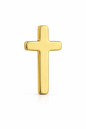 Nyra Cross Flatback Stud