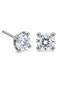 Silver Spark Flatback Stud