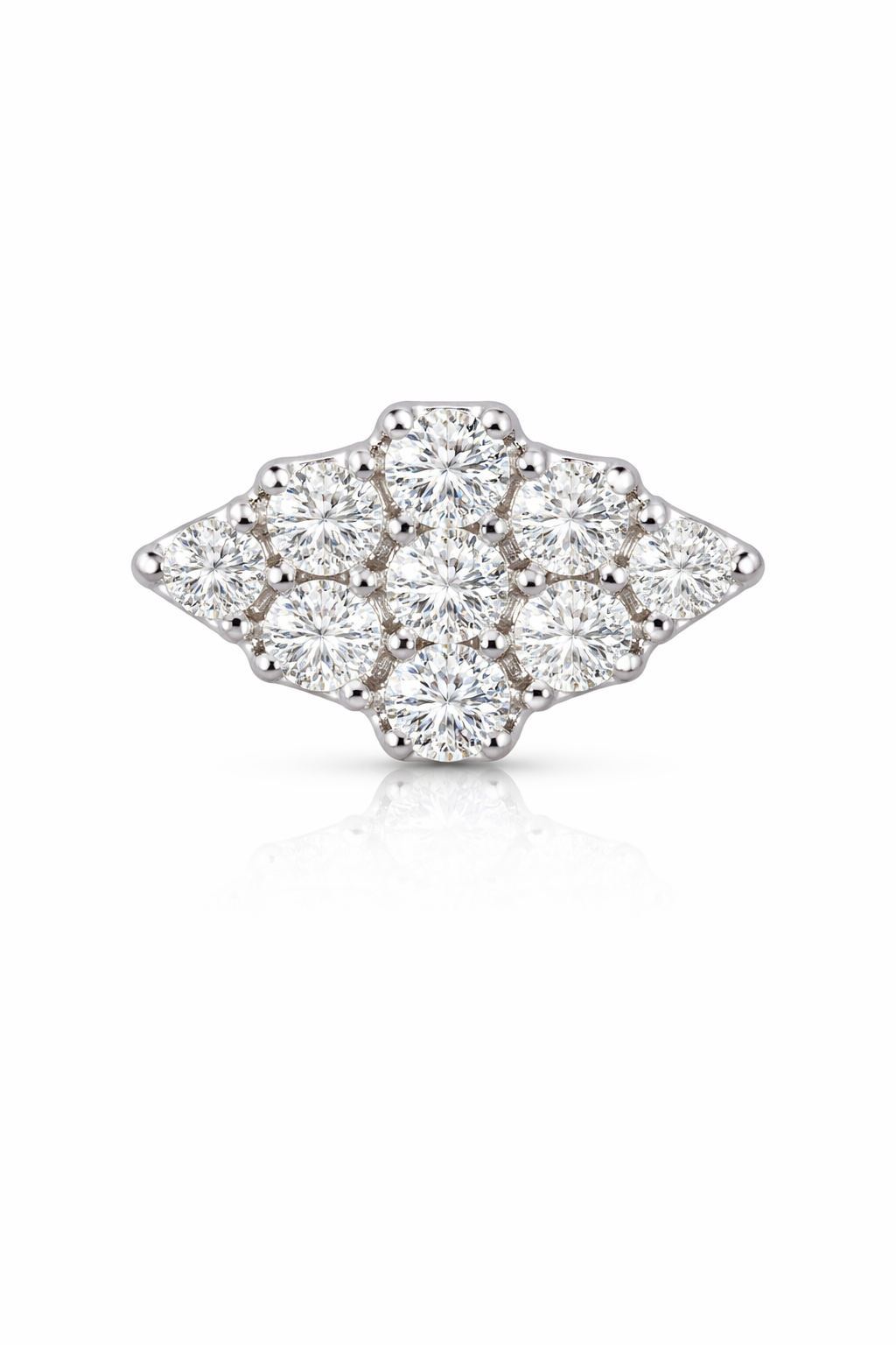 Radiant Cluster Flatback Stud