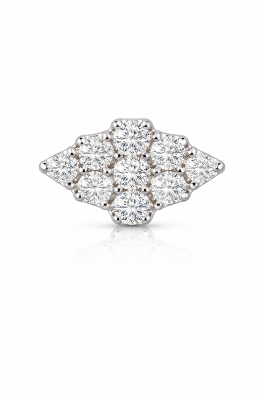Radiant Cluster Flatback Stud