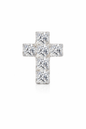 Luminous Cross Flatback Stud