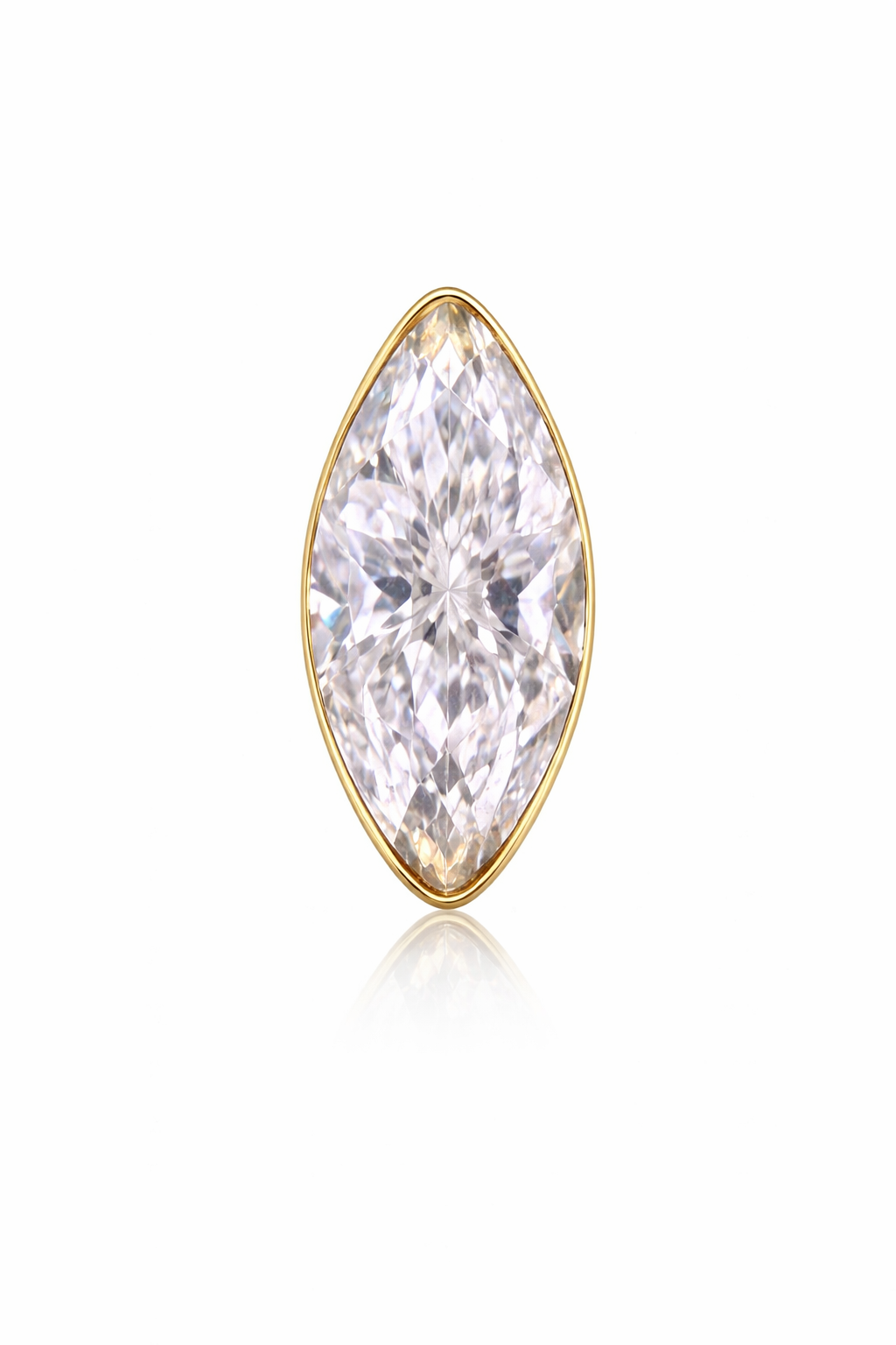 Marquise Blaze Flatback Stud