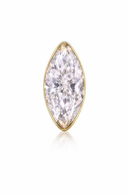 Marquise Blaze Flatback Stud