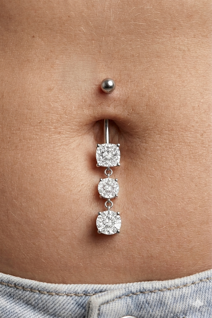 Aelyx Drop Belly Piercing