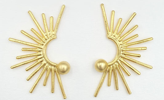 Sunburst Statement Earrings