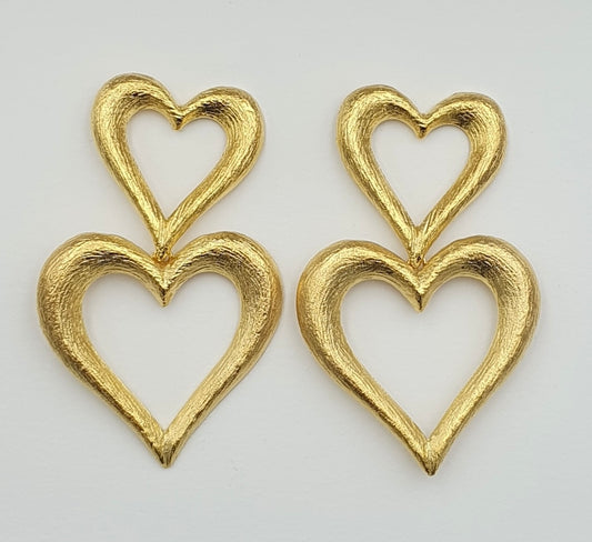 Romantic Linked Hearts t Earrings