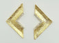 Golden Radiance Layered Drop Earrings