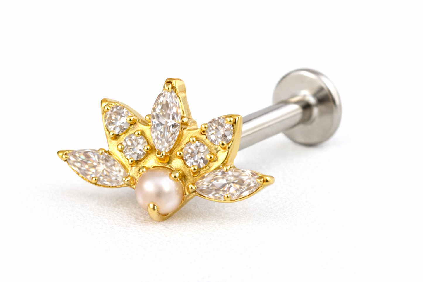Piercing Aurora Flatback Stud