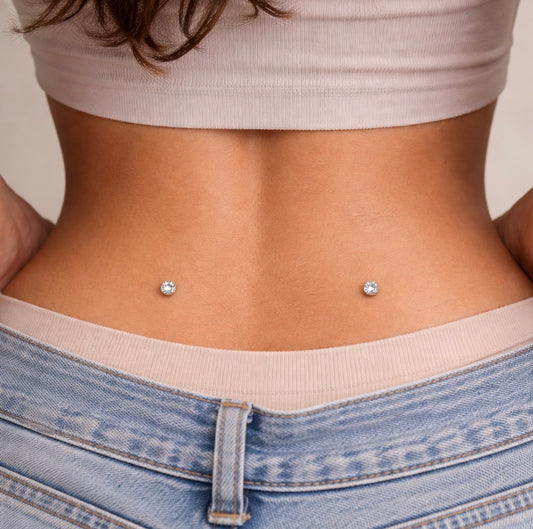 Back Dermal piercing